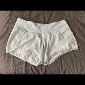 Lululemon Run Times II 4” Short in Light Blue